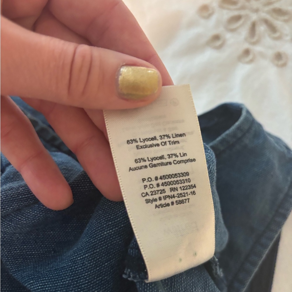 Wilfred Linen-Blend Cropped Tank Top - Picture 4 of 4